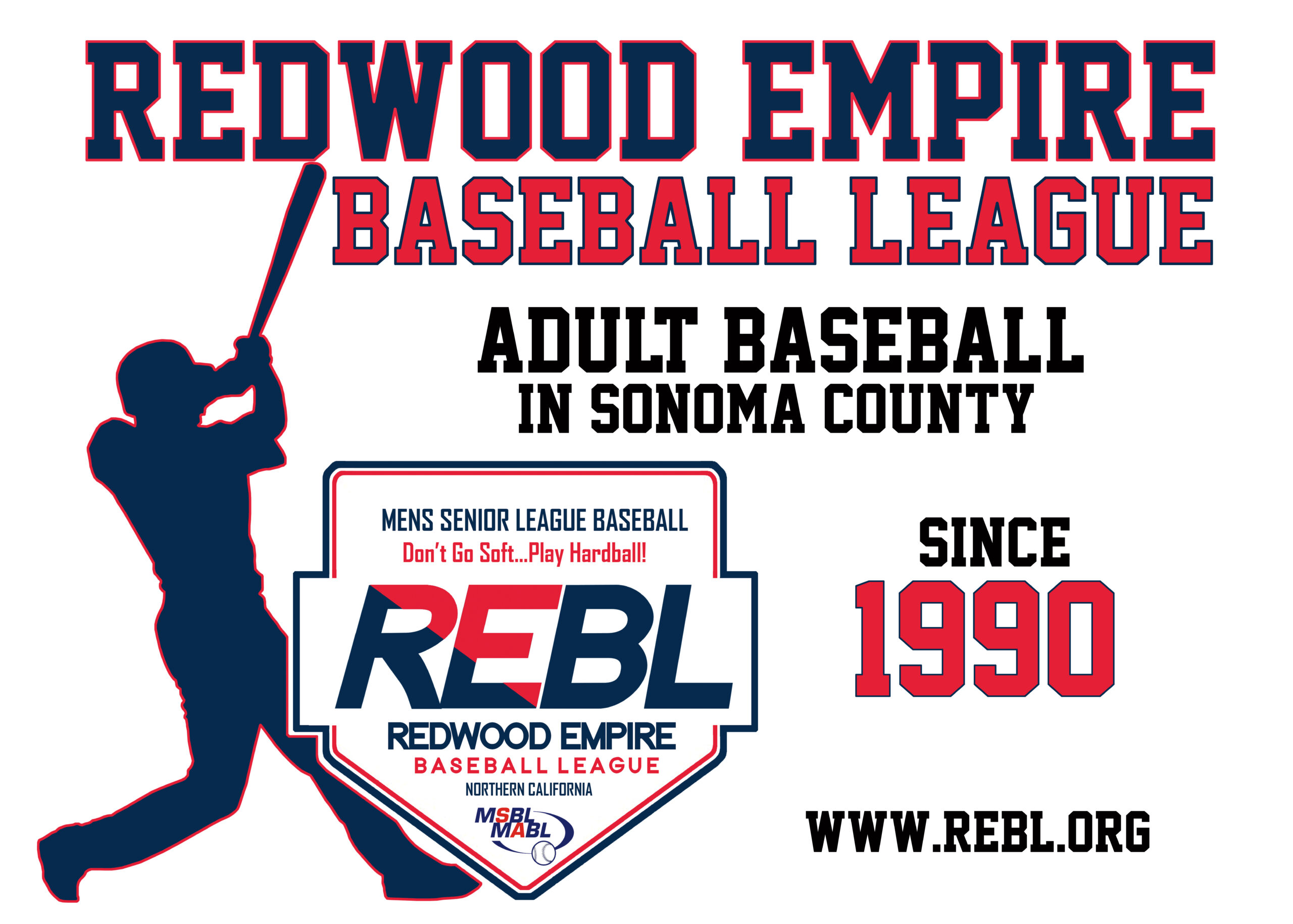 Redwood Empire Baseball League Logo